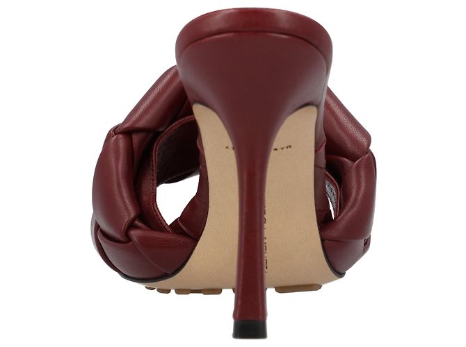 Mule rosso Bottega Veneta Lido - vista 4