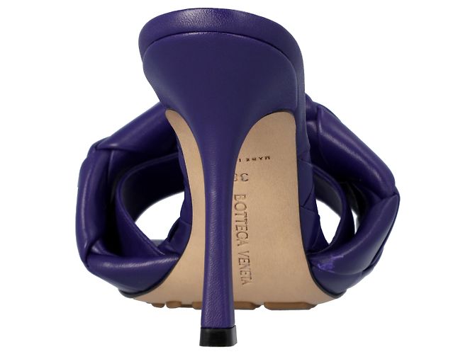 Mule viola Bottega Veneta Lido Porpora - vista 4
