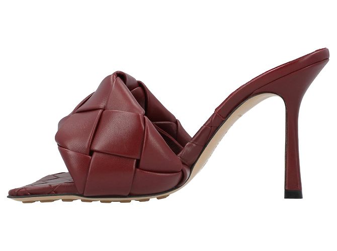 Mule rosso Bottega Veneta Lido - vista 3
