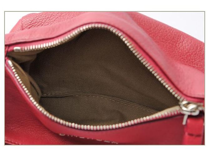 Clutch in pelle di capra Givenchy Pandora rosa - vista 6
