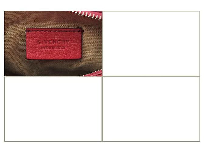 Clutch in pelle di capra Givenchy Pandora rosa - vista 7