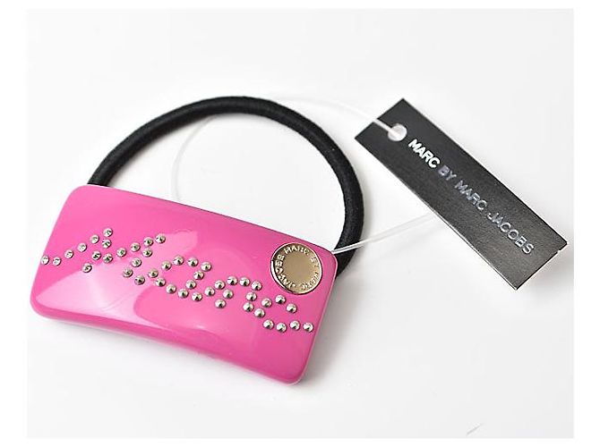 Marc Jacobs Haargummi Cluster Pony Pink - vue 2