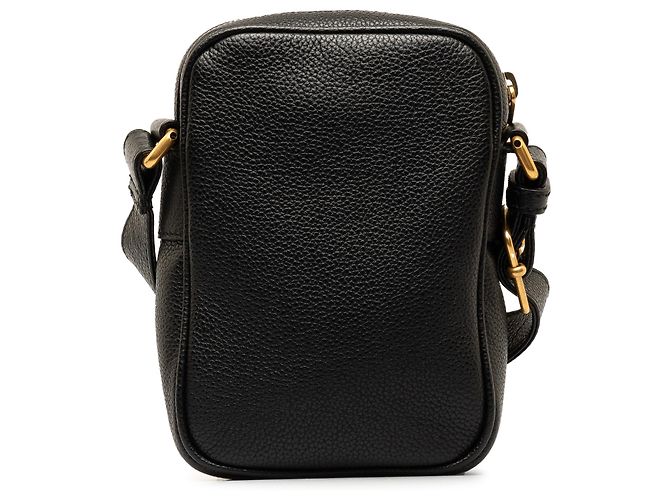 Borsa a tracolla nera con logo Gucci Nero - vista 3