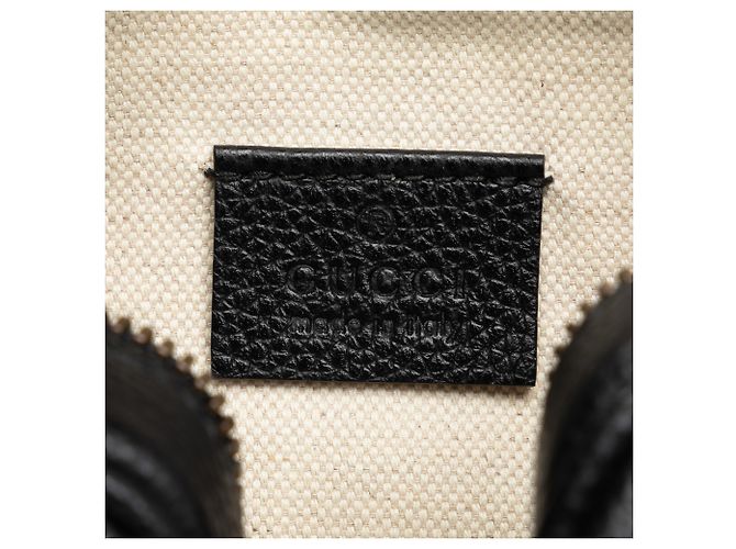 Borsa a tracolla nera con logo Gucci Nero - vista 6