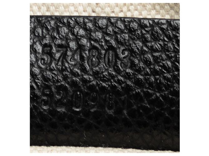 Borsa a tracolla nera con logo Gucci Nero - vista 7