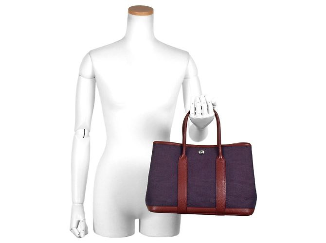 Hermès Borsa Tote TPM Hermes Garden Rosso - vista 8