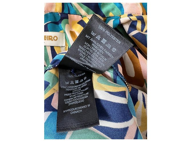 Clements Ribeiro Langes Knopfkleid aus Polyester Mehrfarben - Ansicht 4