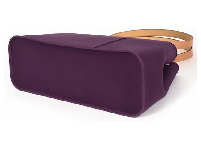 Hermès Borsa Hermes Cabag Elan Porpora Viola scuro - vista 4