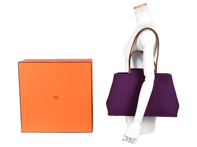Hermès Borsa Hermes Cabag Elan Porpora Viola scuro - vista 7