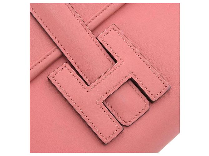 Hermès Borsa a mano Hermes Jige Elan 29 in pelle Swift rosa usata - vista 6
