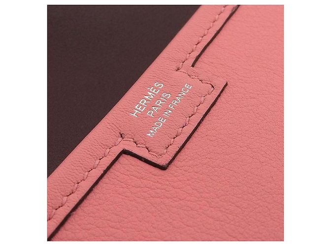 Hermès Borsa a mano Hermes Jige Elan 29 in pelle Swift rosa usata - vista 9