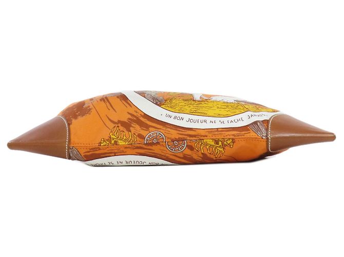 Silk In Borsa tote Silky City di Hermès Arancione - vista 4