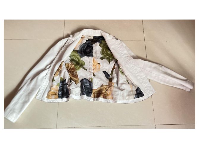 Louis Vuitton Lederjacke Bikerjacke Weiß - Ansicht 7