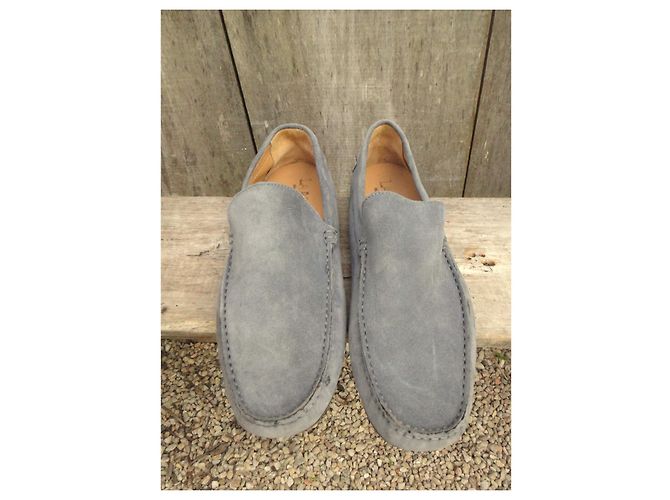 Autre Marque Mocasines Larson de cuero azul - vista 6