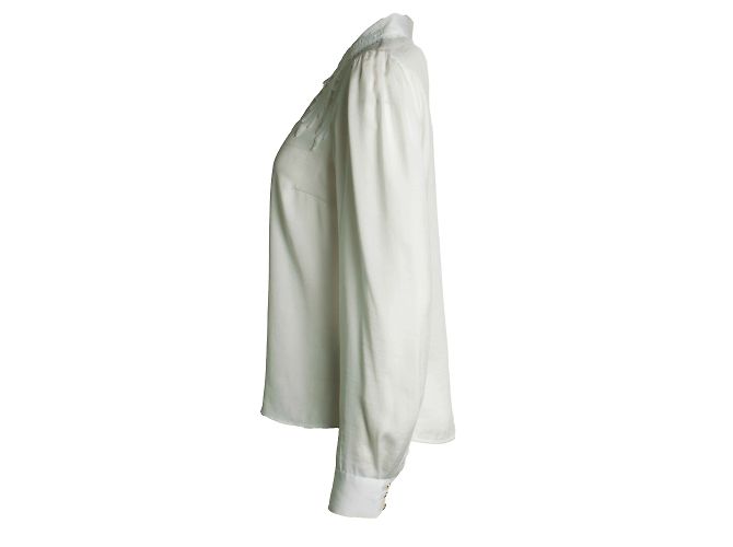 Gestuz, camisa blanca con cuello de encaje Blanco - vista 2
