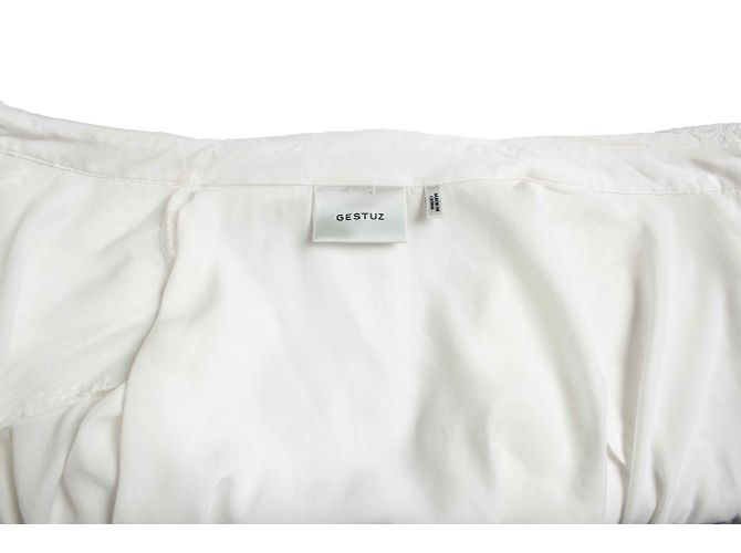 Gestuz, camisa blanca con cuello de encaje Blanco - vista 6