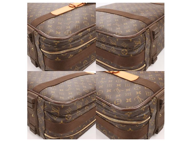 Borsa da viaggio Louis Vuitton Monogram Satellite 60 M23354 Marrone - vista 13