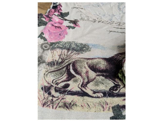 Top sin mangas de seda beige Kenzo - vista 5