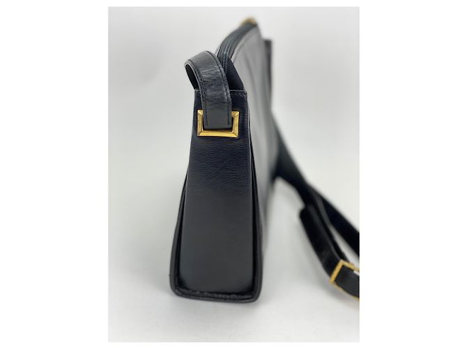 Christian Dior Black Leather Adjustable Shoulder Bag - view 4