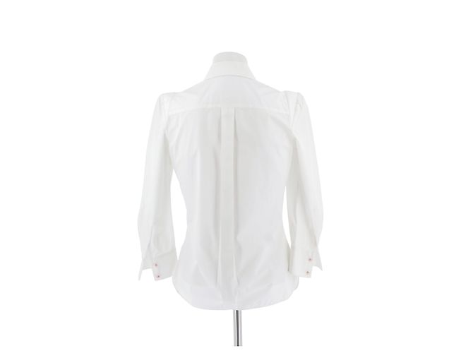 Balenciaga tops T.FR 38 Algodón Blanco - vista 2