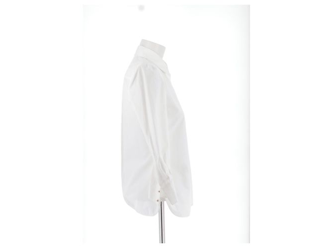 Balenciaga tops T.FR 38 Algodón Blanco - vista 3