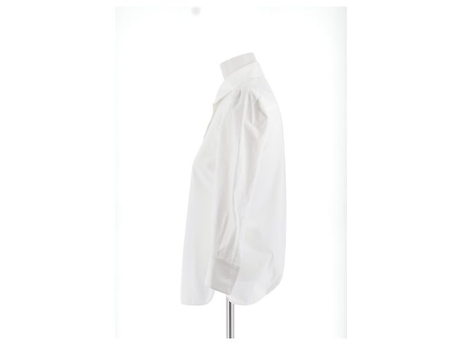 Balenciaga tops T.FR 38 Algodón Blanco - vista 4