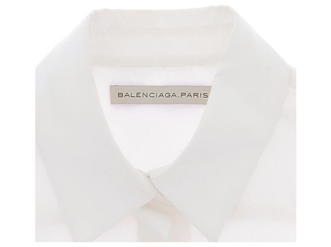 Balenciaga tops T.FR 38 Algodón Blanco - vista 7