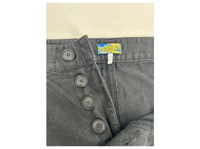 LOEWE Pantaloni T.FR 46 Cotone Grigio - vista 3