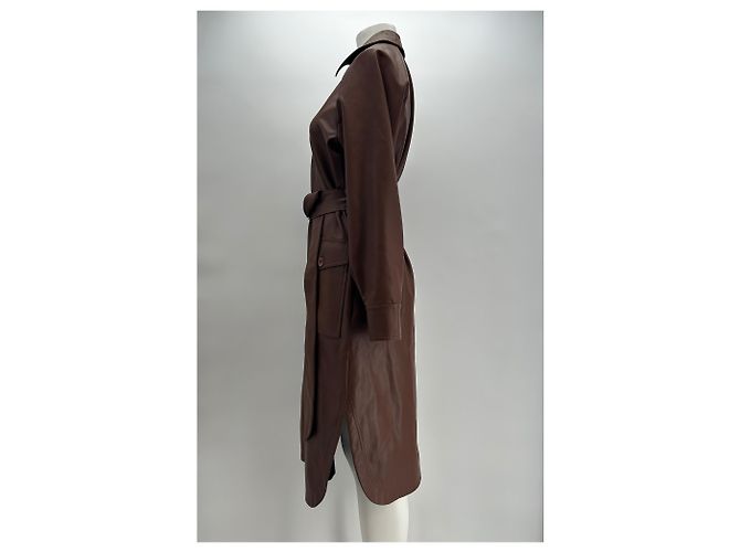 TIBI  Dresses T.FR 40 Vegan leather - view 2