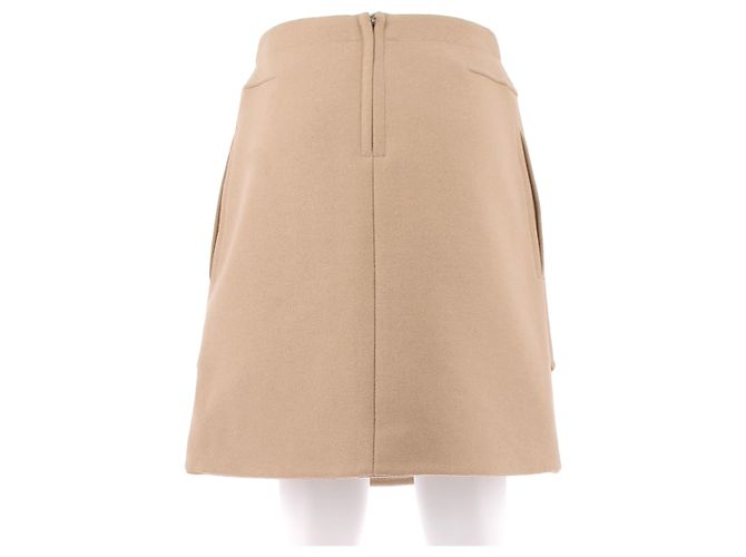 CARVEN Faldas T.FR 38 Lana Beige - vista 2