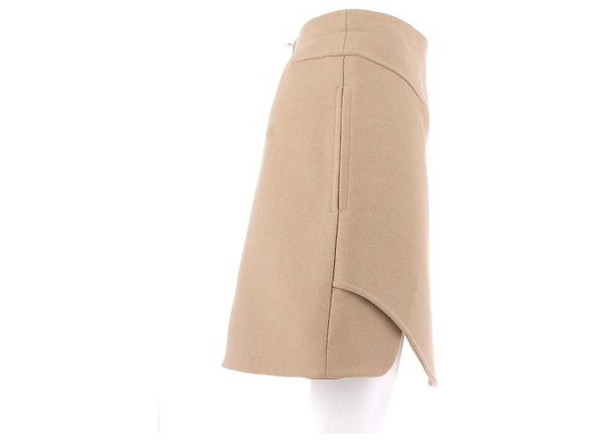 CARVEN Faldas T.FR 38 Lana Beige - vista 4