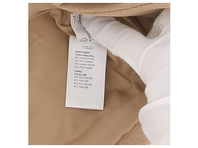 CARVEN Faldas T.FR 38 Lana Beige - vista 5
