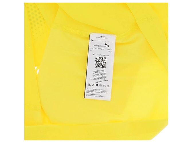 Puma t-shirts T.International L Polyester Yellow - view 6