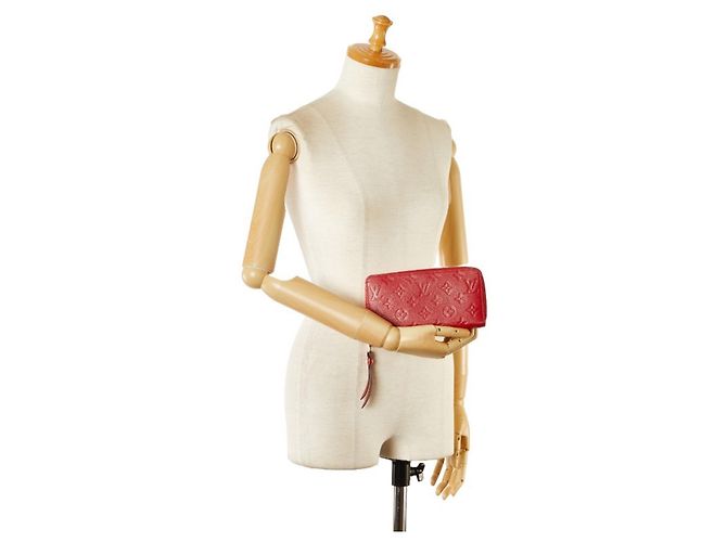 Zippy Monedero de cuero Monogram Empreinte Louis Vuitton Roja - vista 11