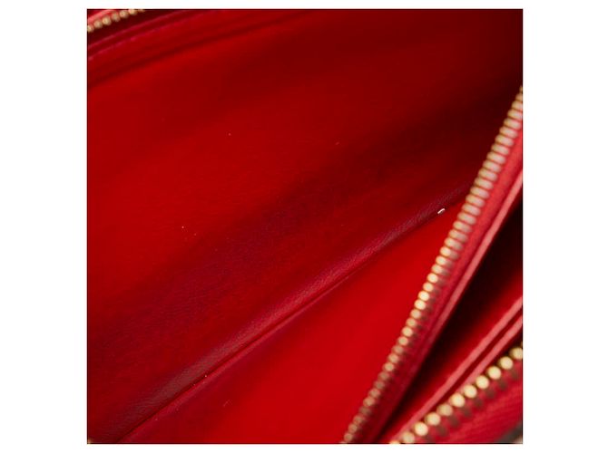 Zippy Monedero de cuero Monogram Empreinte Louis Vuitton Roja - vista 7