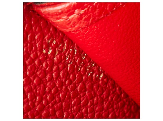 Zippy Monedero de cuero Monogram Empreinte Louis Vuitton Roja - vista 9