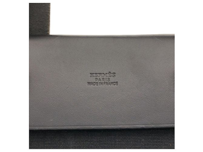 Hermès Schwarze Toile Herbag Cabas MM - Ansicht 6