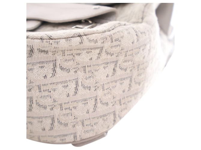 Dior Brown Mini Oblique Canvas Saddle Backpack - view 15
