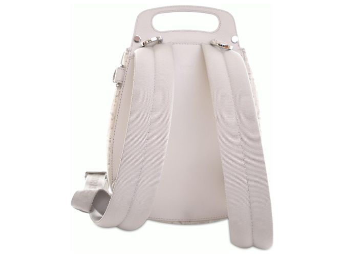 Dior Brown Mini Oblique Canvas Saddle Backpack - view 3