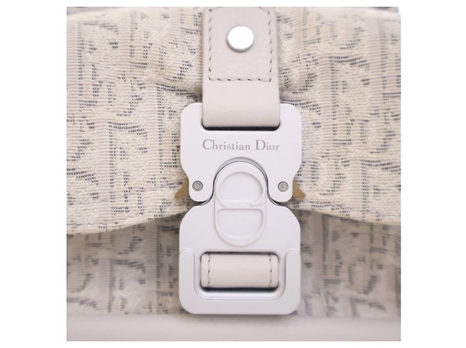 Dior Brown Mini Oblique Canvas Saddle Backpack - view 6