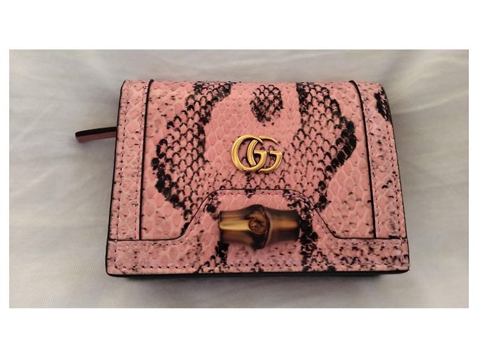 Gucci Diana Phyton Kartenetui Pink - Ansicht 4