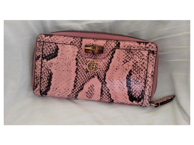 Gucci Diana Phyton Cartera Grande Rosa - vista 10