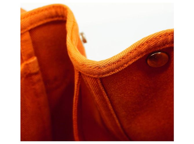 Hermès Borsa Tote Hermes Valparaiso PM Arancione - vista 10