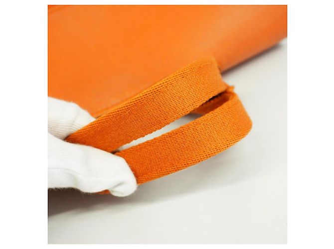 Hermès Borsa Tote Hermes Valparaiso PM Arancione - vista 13