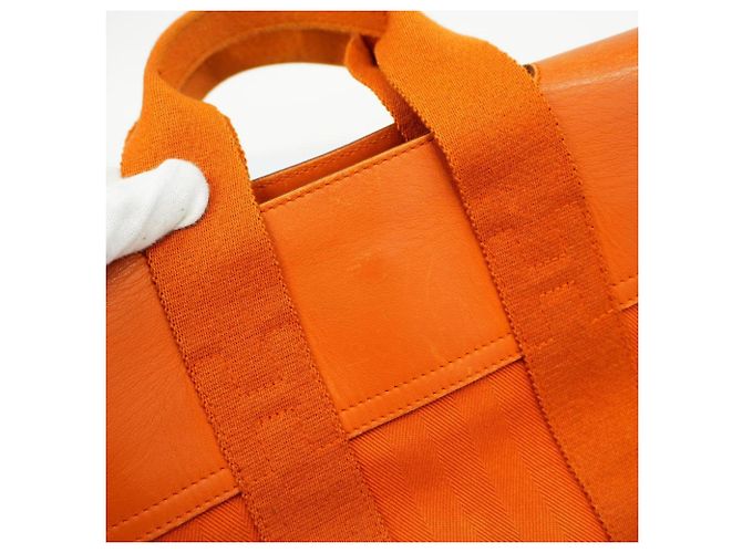 Hermès Borsa Tote Hermes Valparaiso PM Arancione - vista 15