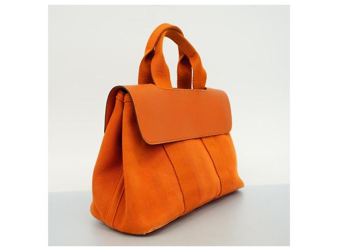 Hermès Borsa Tote Hermes Valparaiso PM Arancione - vista 2