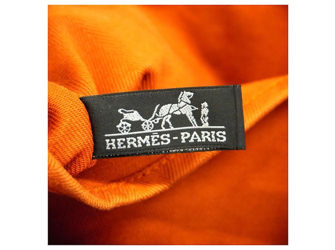 Hermès Borsa Tote Hermes Valparaiso PM Arancione - vista 5