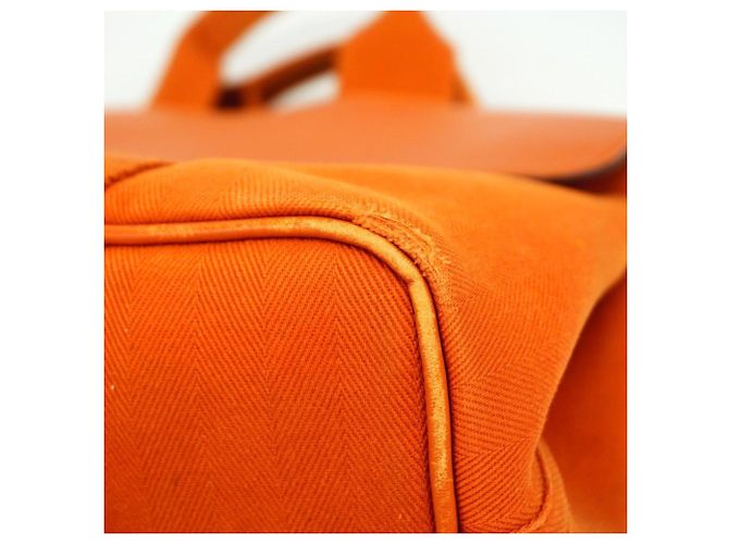 Hermès Borsa Tote Hermes Valparaiso PM Arancione - vista 7