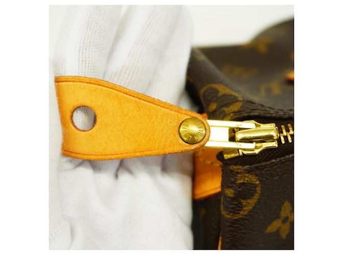 Borsa Louis Vuitton Monogram Speedy 25 Marrone - vista 10