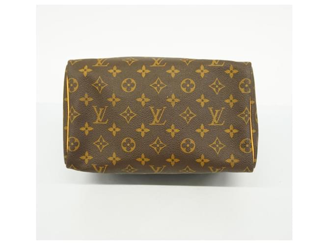 Borsa Louis Vuitton Monogram Speedy 25 Marrone - vista 3